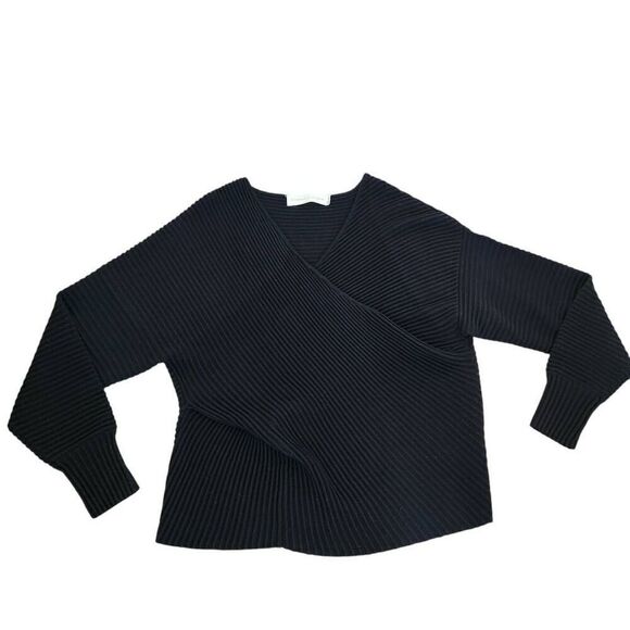 Victoria Victoria Beckham Sweater Womens Medium 100% Wool Ribbed Chunky Luxury O - Picture 2 of 6